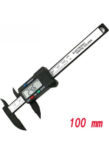 Vastar 150MM 100MM 6 Inç Elektronik Dijital Kumpas Caon Fiber Sürmeli Kumpas Ölçer Mikrometre Ölçme Aracı Dijital Cetvel (Yurt Dışından)