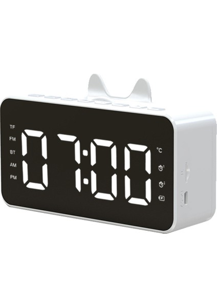 Ev Ofis Beyazı Için Çok Fonksiyonlu Alarm Radyo Saati LCD Ekran (Yurt Dışından)