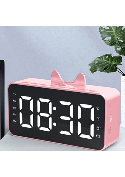 Ev Ofis Beyazı Için Çok Fonksiyonlu Alarm Radyo Saati LCD Ekran (Yurt Dışından)