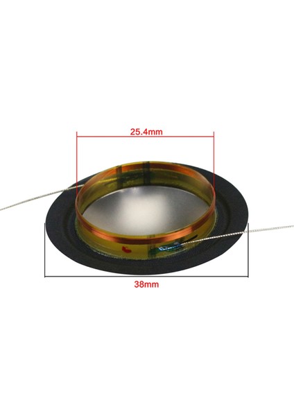 25.4mm 25 Çekirdekli Tweeter Ses Bobini Hoparlör Onarım Filmi 8 Ohm 1 Çift (Yurt Dışından)