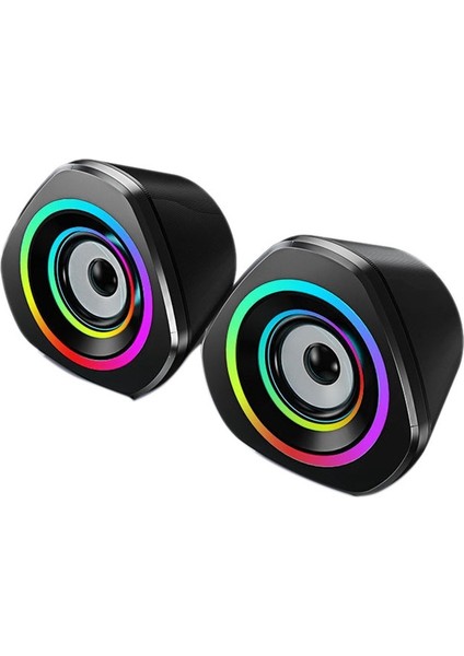 Mini Hoparlör 360 Derece Hi-Fi Ses Efekti 3,5 mm Fiş -A (Yurt Dışından)