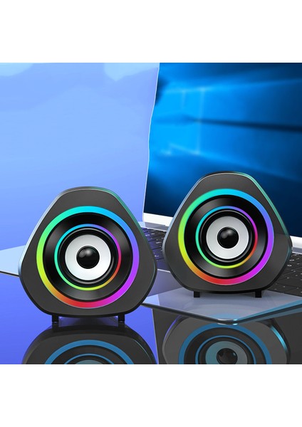 Mini Hoparlör 360 Derece Hi-Fi Ses Efekti 3,5 mm Fiş -A (Yurt Dışından)