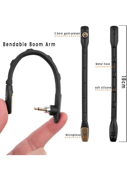 Yedek Oyun Kulaklığı Gürültü Önleyici Mikrofon - Siyah (Yurt Dışından) indirimleri