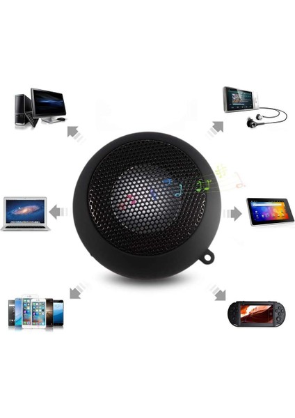 3,5 mm Kulaklık Jakı ile Taşınabilir Şarj Edilebilir Mini Hoparlör (Yurt Dışından)