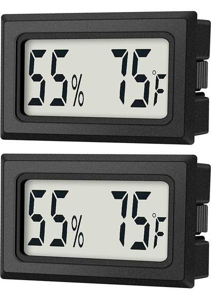 Ncanruı Mini Dijital Termometre Higrometre Iç Mekan Nem Monitörü Sıcaklık Nem Ölçer Ölçer Fahrenheit (℉) (2 Adet) (Yurt Dışından) fırsatları