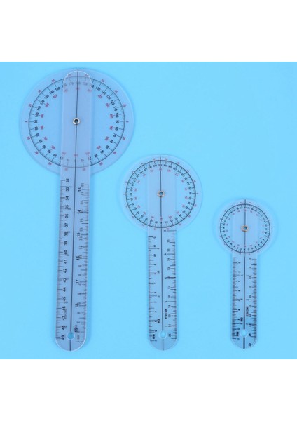 Adet Spinal Açı Ölçer-6 x Açı Ölçer (Her Boyut Için 2 Adet, 100MM,200MM,300MM)-FOTOĞRAF Rengi (Yurt Dışından)