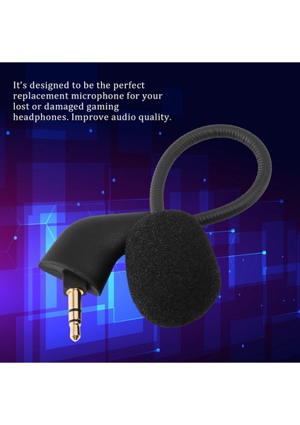 Kıngston Hyperx Cloud Iı/cloud Core Için Yedek Oyun Mikrofonu (Yurt Dışından)