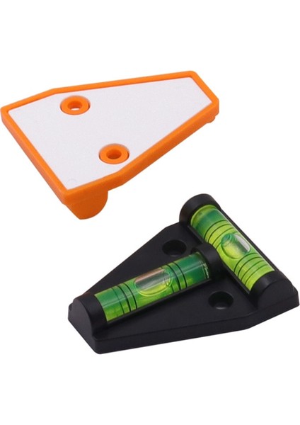 [ayak Izi] 2 Adet Yatay Plastik Mini T Tipi Su Terazisi T-Tipi Kapsam Üçgen Seviye Ölçüm Kiti Bullseye Seviyesi Kabarcık Inklinometre (Yurt Dışından)