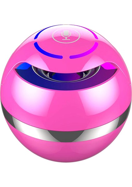 Bluetooth Hoparlör Desteği Fm Tm Kartı Ağır Bas (Pembe) (Yurt Dışından)