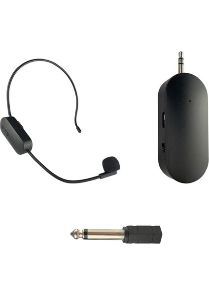 2.4g Kablosuz Başa Monte Mikrofon Seti, Alıcı 1'den 1'e (Yurt Dışından)