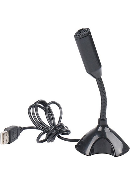 USB Dizüstü Bilgisayar Mikrofonu Ses Mikrofonu Pc Için Yüksek Hassasiyet Mini, Beyaz (Yurt Dışından)