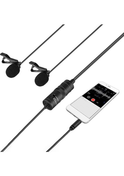 iPad iPhone Slr Için 4m Profesyonel Kondenser Yaka Mikrofonu (Yurt Dışından)