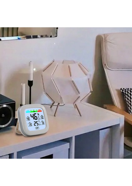 Ev Için Dijital Termometre-1 x Termohigrometre-Beyaz (Yurt Dışından) modelleri