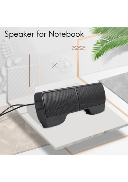 Dizüstü Dizüstü Bilgisayar Için Klip Mini Taşınabilir USB Stereo Hoparlör Soundbar (Yurt Dışından) modelleri
