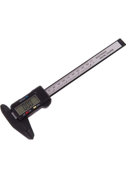 Sıcak 150MM 6 Inç LCD Dijital Kumpas ve Kart Cetvel Elektronik Caon Fiber Sürmeli Kumpas Kural Ölçer Mikrometre Ölçme Aracı (Yurt Dışından)
