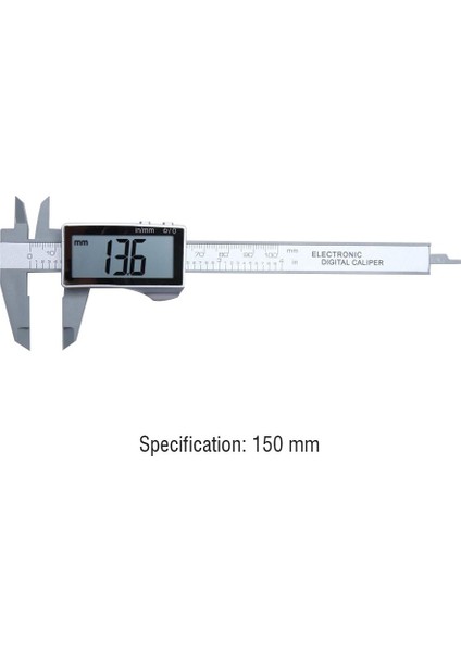100/150MM Dijital Kumpas Elektronik Sürmeli Kumpas LCD Caon Fiber Arama Sürmeli Kumpas Ölçer Mikrometre Ölçme Araçları (Yurt Dışından)