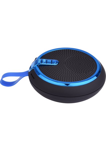 Bluetooth Hoparlör Kablosuz Taşınabilir Dış Mekan Hoparlörü 3D Stereo(Mavi) (Yurt Dışından)