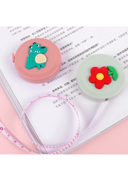 Luhao Karikatür Mini 1.5 M Mezura Metre Cetvel Öğrenci Taşınabilir Ölçüm Taşınabilir Sevimli Yumuşak Cetvel Çift Taraflı Geri Çekilebilir Mezura (Yurt Dışından) modelleri