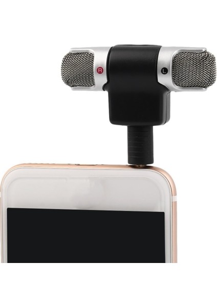 Akıllı Telefon Için Mini 3,5 mm Jack Stereo Mikrofon Kayıt Mikrofonu (Yurt Dışından)