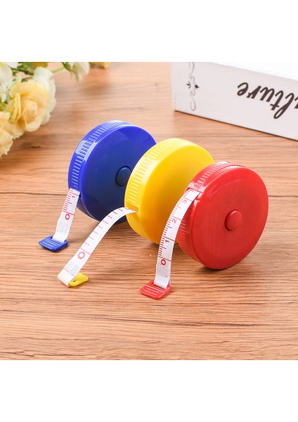 Ev Otomatik Daralan Mini Mezura 1.5 Metre Plastik Üç Çevre Ölçüm Yükseklik Mezura Giyim Cetveli Küçük Yumuşak Cetvel (Yurt Dışından) fiyatları