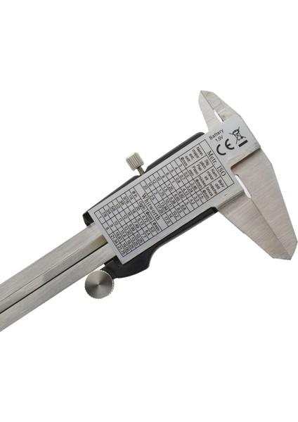 Paslanmaz Çelik Metal Kumpas Dijital Elektronik Sürmeli Kumpas Mikrometre 150MM 6 'lcd Ekran Geniş Ekran Derinlik Ölçüm Aracı (Yurt Dışından) indirimleri
