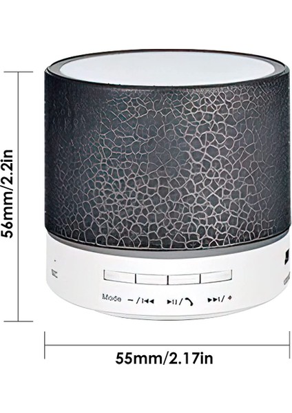 Mini Kablosuz Bt Hoparlör, USB Subwoofer Hoparlör Müzik Çalar (Yurt Dışından)