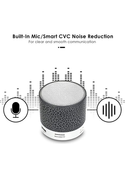 Mini Kablosuz Bt Hoparlör, USB Subwoofer Hoparlör Müzik Çalar (Yurt Dışından)