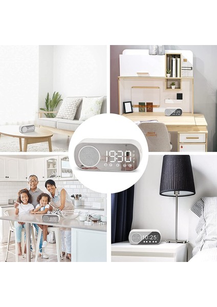 Fm Radyo ve Bluetooth Hoparlörlü LED Dijital Çalar Saat (Yurt Dışından) fırsatları