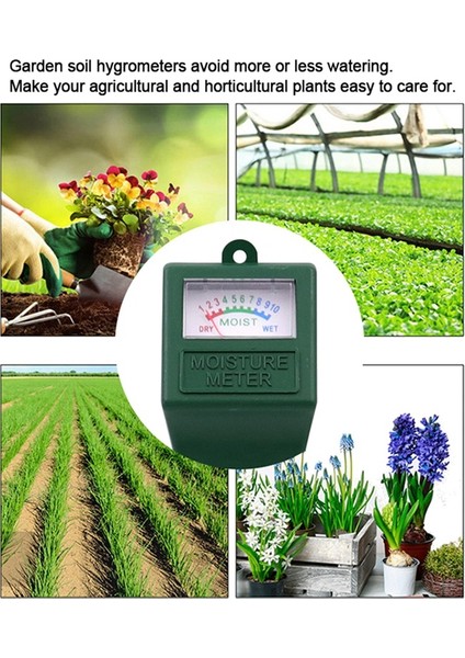 Toprak Nemi Ölçer, Bitki Su Sayacı Iç ve Dış Mekan, Saksı Bitkileri Için Sensör Higrometre Toprak Test Cihazı, Bahçe, Çim, Çiftlik (Yurt Dışından)