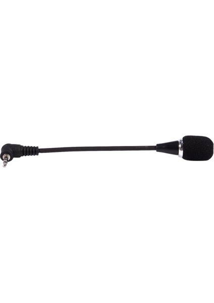 Pc Dizüstü Masaüstü Siyah Için Esnek 3.5mm Jack Mini Mikrofon Mikrofon (Yurt Dışından)