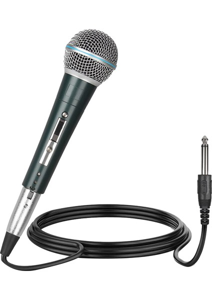 Karaoke Canlı Vokal Performansı Mikrofonu Için Elde Taşınabilir Kablolu Dinamik (Yurt Dışından)