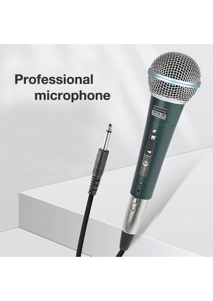 Karaoke Canlı Vokal Performansı Mikrofonu Için Elde Taşınabilir Kablolu Dinamik (Yurt Dışından)