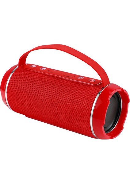 TG116 Güçlü Bluetooth Hoparlör Kutusu Dış Mekan 3D Stereo Radyo (Kırmızı) (Yurt Dışından)