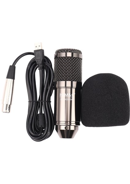 Hzm&c Bilgisayar Kayıtlı Karaoke Pc Için Yükseltilmiş Bm 800 USB (Siyah) (Yurt Dışından)