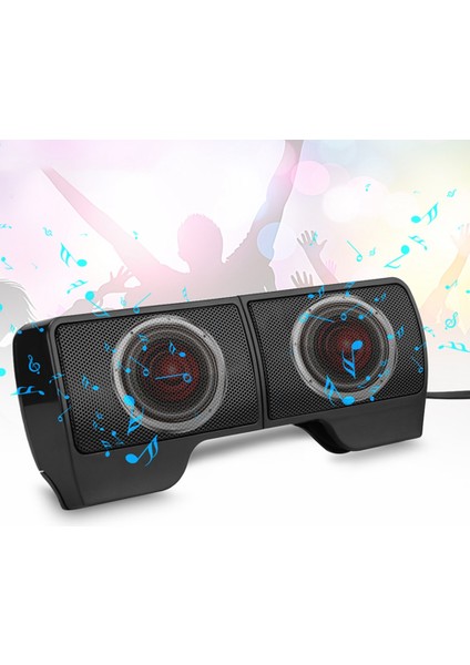 Taşınabilir Mini Klip USB Stereo Hoparlör Ses Çubuğu Klipsli Hoparlörler (Yurt Dışından) modelleri