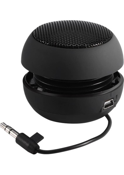 3,5 mm Ses Kablosu Alçak Gerilim ile Mini Taşınabilir Seyahat Hoparlörü (Yurt Dışından)
