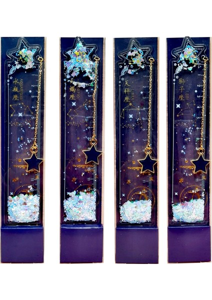 Yağın Içine Quicksand 15 cm Cetvel On Iki Takımyıldızları Yumuşak Cetvel Şeffaf Ölçekli Cetvel Yer Imi Cetvel Sevimli Çocuk Ilkokul Öğrencileri (Yurt Dışından) indirimleri