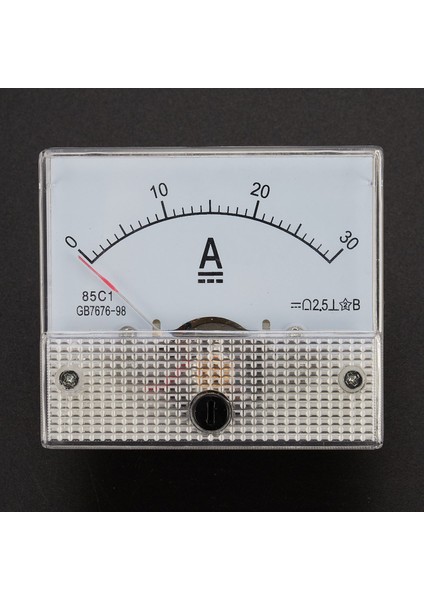 85C1-A Dc Analog Amper Metre Panel Metre Ölçer 30A Amp Ölçer Akım Mekanik Ampermetreler, 85C1-A Dc Ampermetre (Yurt Dışından)