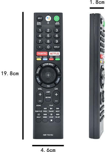 Sony Bravia Tv XBR-49X800G Için Yeni RMF-TX310U Sesli Uzaktan Kumanda (Yurt Dışından)