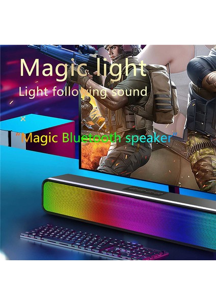 LED Çerçeve Çok Fonksiyonlu Kablosuz Bluetooth Ses Rgb (Yurt Dışından) modelleri
