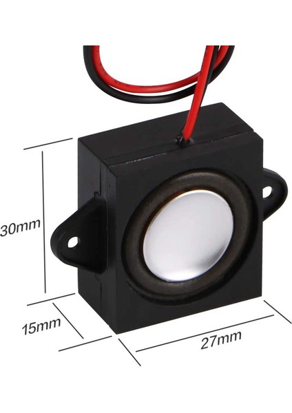 Rduino Tek Kaviteli Mini Hoparlör Için 2pcs 4 Ohm 3 Watt Hoparlör (Yurt Dışından)