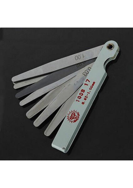 【ayak Izi】 Üstü Kullanışlı Metrik Feeler Ölçer Boşluk Dolgu Kalınlığı Ölçüm Aracı 17 Bıçak (Yurt Dışından) fırsatları