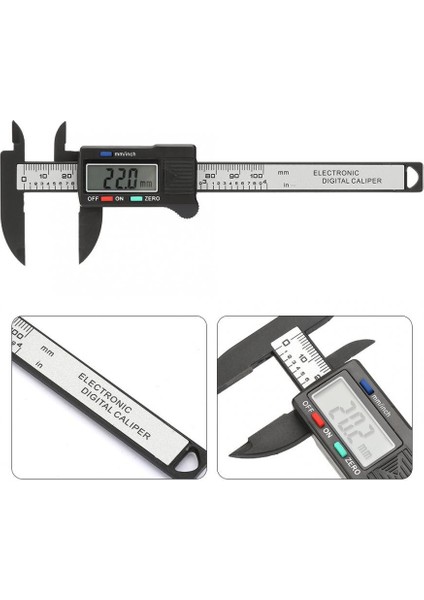 100MM 0.1mm Dijital Mikrometre Pratik Plastik Elektronik Dijital Kumpas Büyük LCD Ekranlı Dijital Kumpas (Yurt Dışından) modelleri