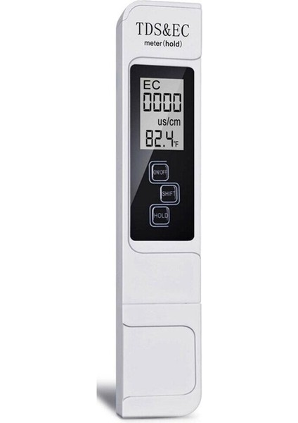 Zoroom Tds Ec Metre Dijital Su Kalitesi Test Cihazı 0-9999 Ppm Ölçüm Aralığı Su Saflığı Sıcaklık Ölçer Test Cihazı (Yurt Dışından)