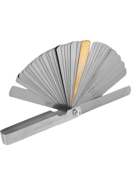 64X Mesafe Ölçer Feeler Ölçer Valf Öğretme Feeler Ölçer 0,04-0,88 mm Boşluk Boyutu (Yurt Dışından) indirimleri