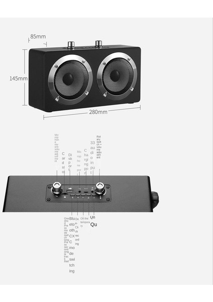 Taşınabilir Bluetooth Ev Sineması Kablosuz Ahşap Hoparlör Çok Renkli (Yurt Dışından) fırsatları