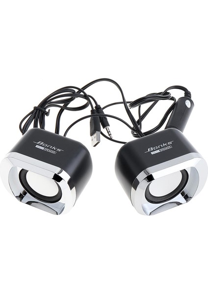 Telefon Tv Için Bonks Yüksek Güçlü Stereo Subwoofer Pc Hoparlör Dj USB (Yurt Dışından)