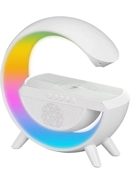 Oturma Odası Dekor Gece Lambası Için Bluetooth Hoparlörler Masa Lambası (Yurt Dışından)