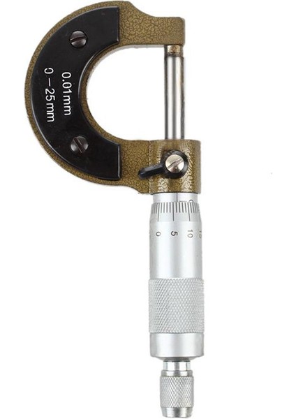 Makinistler 0-25MM Kalınlık Ölçer Mikrometre Vidasını Ölçün (Yurt Dışından)