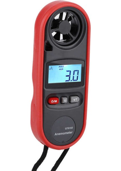 GT8163 El Dijital LCD Taşınabilir Anemometre Rüzgar Hızı Ölçer Sıcaklık Ölçer Termometre (Yurt Dışından) modelleri